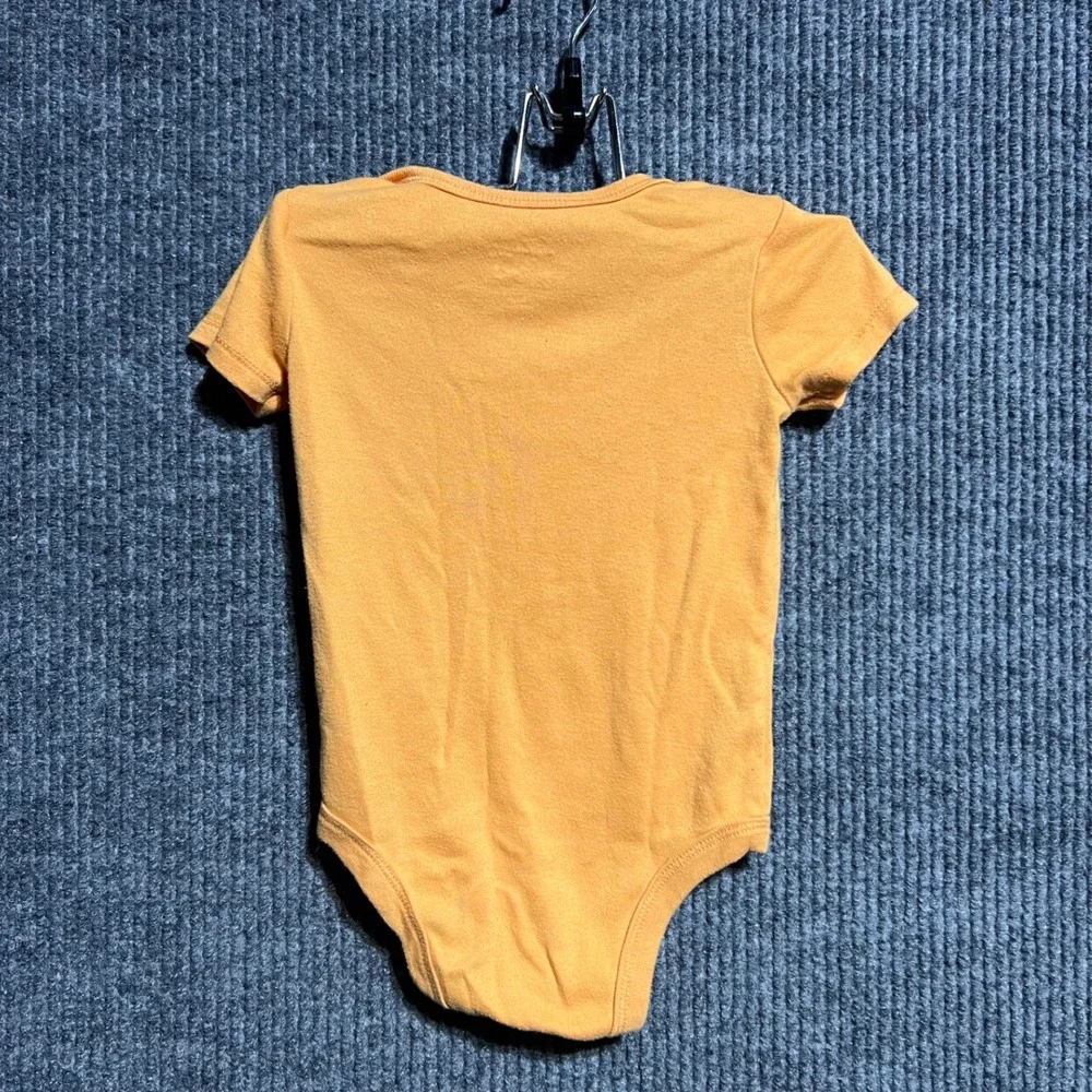 Disney Baby Bodysuit Kids 18M Orange Tigger Winnie the Pooh Short Sleeve Romper